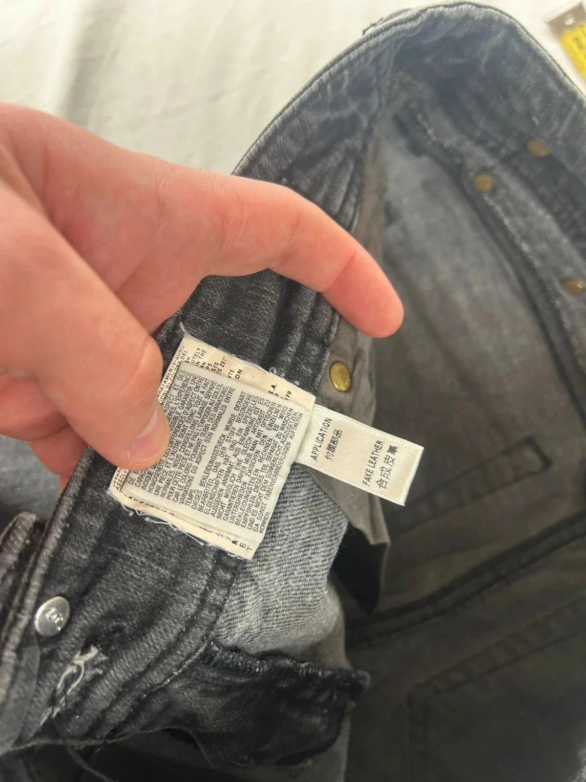 Jeans slim preto diesel – photo 12
